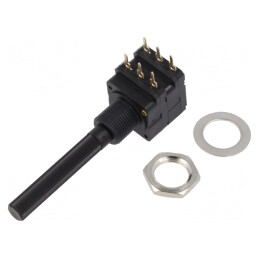 Potenţiometru Stereofonic 500kΩ 200mW THT 6mm | Electronic-mag.ro | Componente Electronice