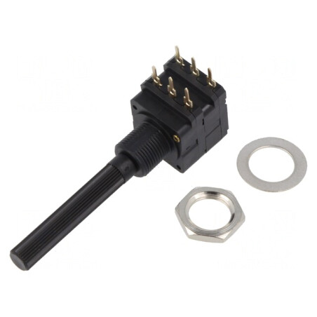 Potenţiometru Stereofonic 500kΩ 200mW THT 6mm | Electronic-mag.ro | Componente Electronice