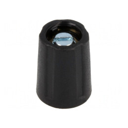 Buton rotativ negru ABS 3mm 10.5x14mm | Electronic-mag.ro | Componente Electronice