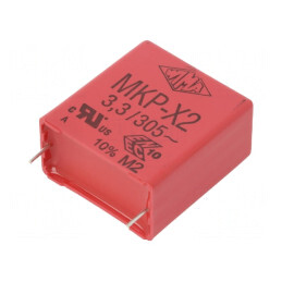 Condensator cu Polipropilenă 3,3uF 31,5x17x34,5mm THT ±10% | Electronic-mag.ro | Componente Electronice