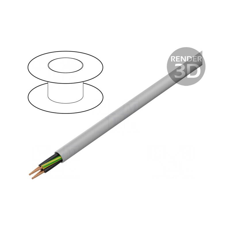 Cablu HEULCONTROL JZ-520 HMH 4G1mm2 300/500V Cu | Electronic-mag.ro | Componente Electronice