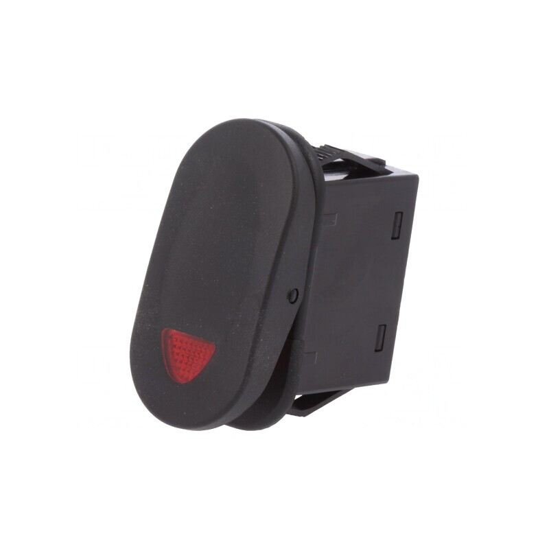 Rocker Switch ON-OFF 21A 14VDC cu LED Neagră | Electronic-mag.ro | Componente Electronice