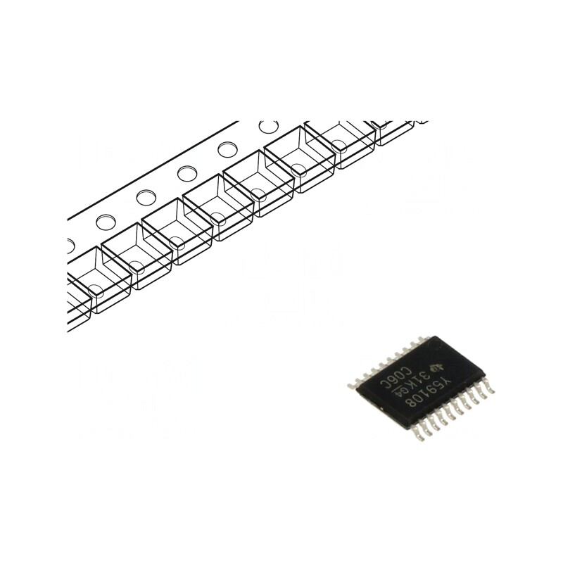 Driver LED 8 Canale 120mA 17V TSSOP20 | Electronic-mag.ro | Componente Electronice