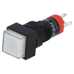 Comutator apăsare 2 poziții SPDT 0,5A 250V IP40 | Electronic-mag.ro | Componente Electronice