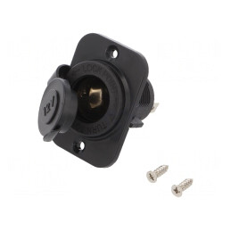 Soclu brichetă auto 12V negru | Electronic-mag.ro | Componente Electronice