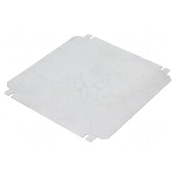 Placă de montare oțel galvanizat 1,5mm 30x30 cm | Electronic-mag.ro | Componente Electronice