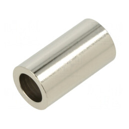 Manşon distanţier cilindric alamă nichel 30mm | Electronic-mag.ro | Componente Electronice
