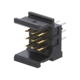 Conector PCB-PCB tată 9 pini THT drept 10,16mm | Electronic-mag.ro | Componente Electronice
