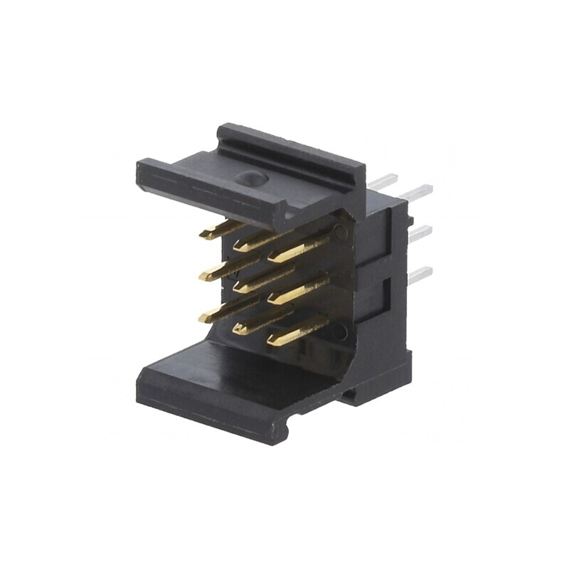Conector PCB-PCB tată 9 pini THT drept 10,16mm | Electronic-mag.ro | Componente Electronice