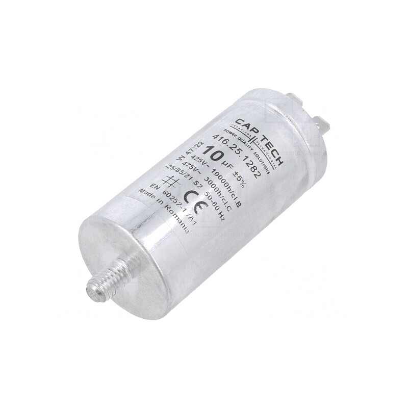 Condensator Motor 10uF 425VAC ±5% | Electronic-mag.ro | Componente Electronice