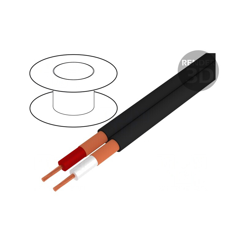 Cablu microfon negru 2x0,25mm2 OFC | Electronic-mag.ro | Componente Electronice Cablu microfon negru 2x0,25mm2 OFC | Electronic-mag.ro | Componente Electronice