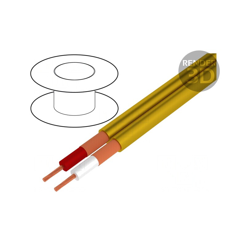 Cablu microfon galben 2x0,25mm2 OFC | Electronic-mag.ro | Componente Electronice Cablu microfon galben 2x0,25mm2 OFC | Electronic-mag.ro | Componente Electronice