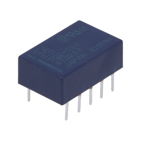 Releu Electromagnetic DPDT 12VDC 2A | Electronic-mag.ro | Componente Electronice