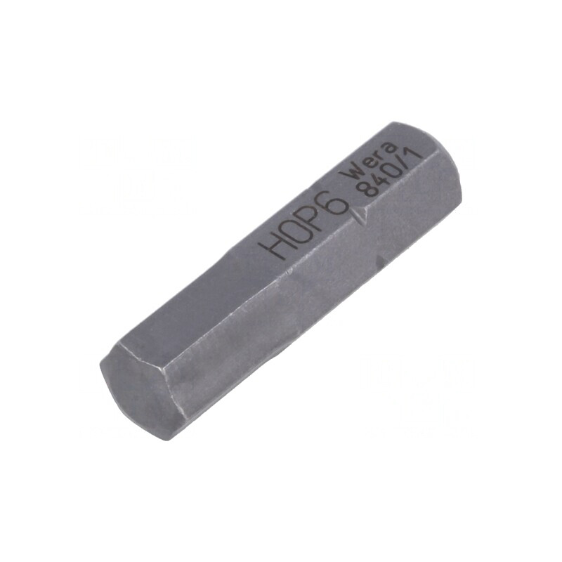 Capăt șurubelniță imbus HEX 6mm 25mm | Electronic-mag.ro | Componente Electronice