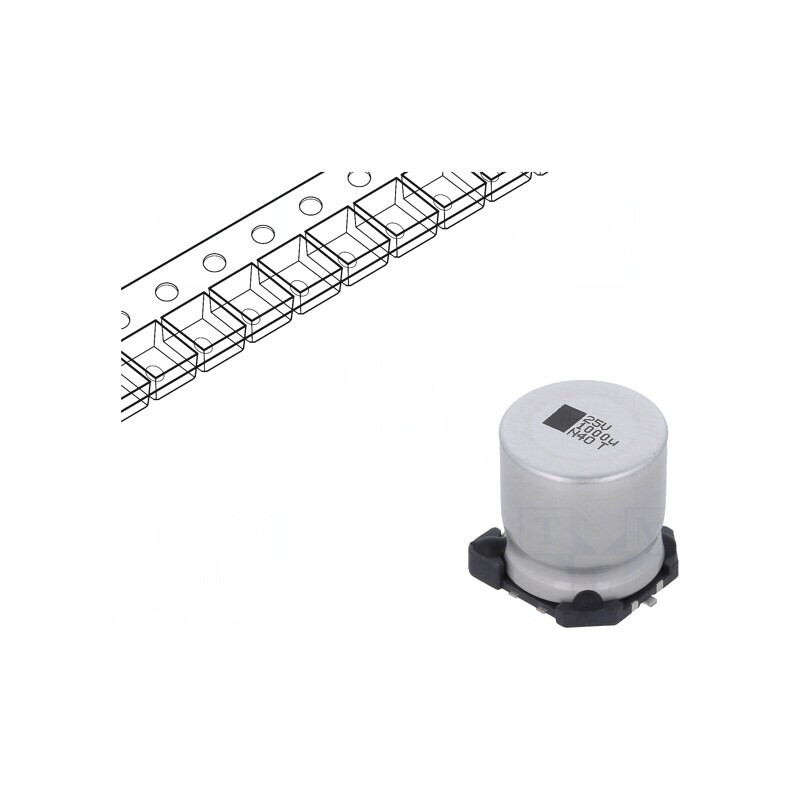 Condensator Electrolitic SMD 1mF 25V 16x16x16mm | Electronic-mag.ro | Componente Electronice Condensator Electrolitic SMD 1mF 25V 16x16x16mm | Electronic-mag.ro | Componente Electronice