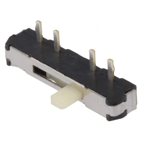 Comutator glisant 3 poziții 0,3A 4VDC PCB THT | Electronic-mag.ro | Componente Electronice