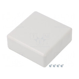 Carcasă Universală ABS Gri 71x71x27mm | Electronic-mag.ro | Componente Electronice