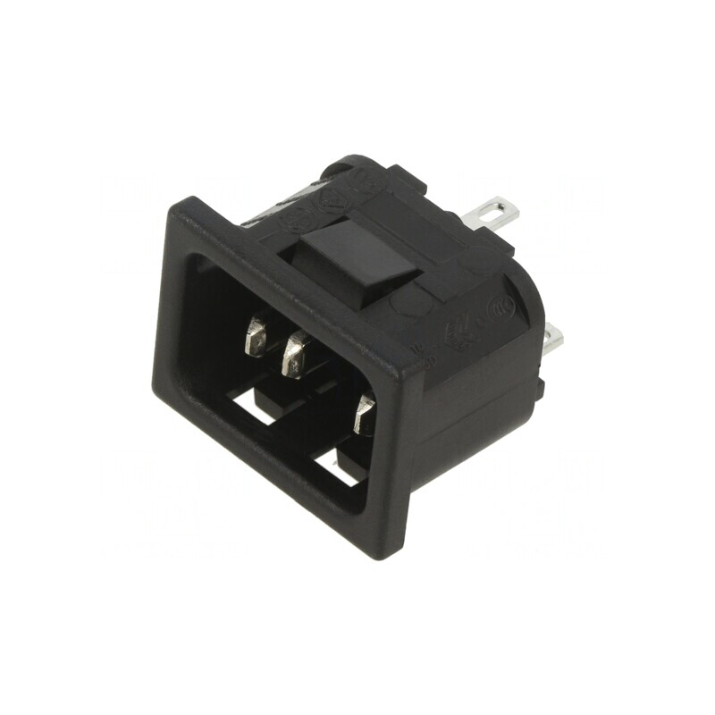 Conector Alimentare AC Tată 10A 250V IEC 60320 | Electronic-mag.ro | Componente Electronice Conector Alimentare AC Tată 10A 250V IEC 60320 | Electronic-mag.ro | Componente Electronice