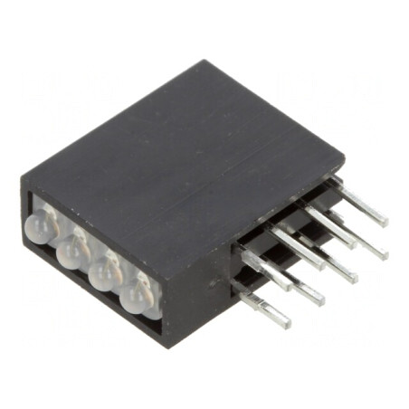 LED 1.8mm Roșu/Verde 4 Diode 20mA 50° | Electronic-mag.ro | Componente Electronice