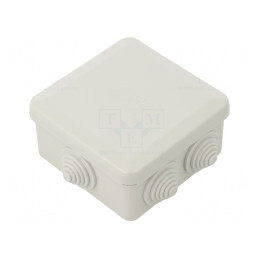 Cutie de Conexiuni Montaj pe Perete 89x89x46 mm | Electronic-mag.ro | Componente Electronice