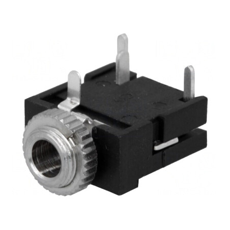 Soclu Jack 3,5mm Stereo THT 4 Terminale | Electronic-mag.ro | Componente Electronice