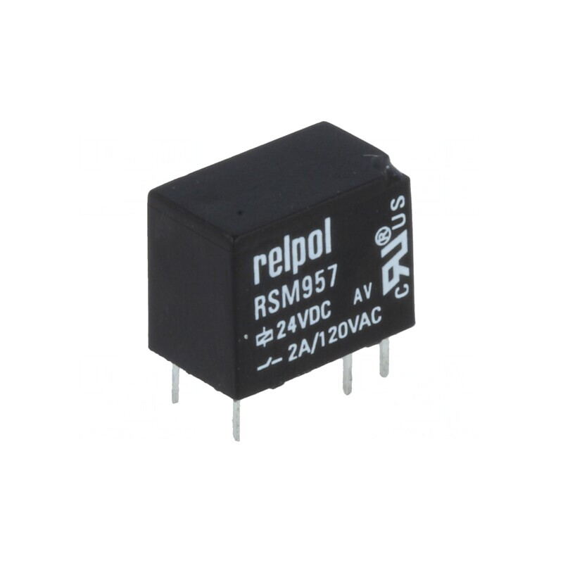 Releu Electromagnetic SPDT 24VDC 2A PCB | Electronic-mag.ro | Componente Electronice