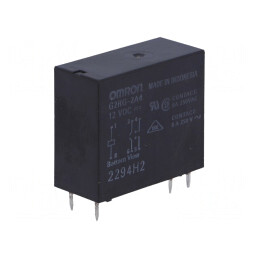 Releu Electromagnetic DPST-NO 12VDC 8A | Electronic-mag.ro | Componente Electronice