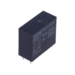Releu Electromagnetic DPST-NO 24VDC 8A | Electronic-mag.ro | Componente Electronice