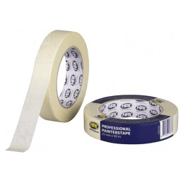 Bandă de mascare 25mm x 50m crem | Electronic-mag.ro | Componente Electronice