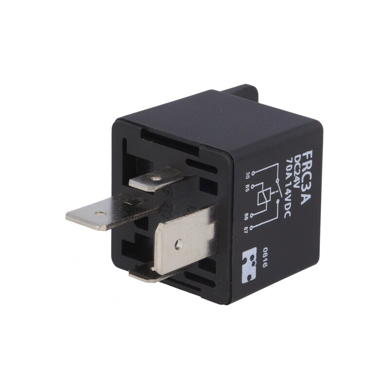 Releu Electromagnetic SPST-NO 24VDC 70A | Electronic-mag.ro | Componente Electronice