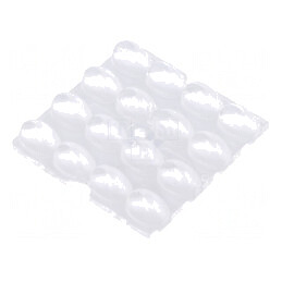 Lentilă LED pătrată PMMA transparentă 8,3mm | Electronic-mag.ro | Componente Electronice