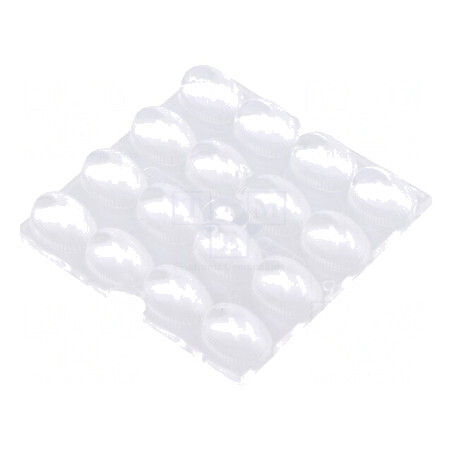 Lentilă LED pătrată PMMA transparentă 8,3mm | Electronic-mag.ro | Componente Electronice