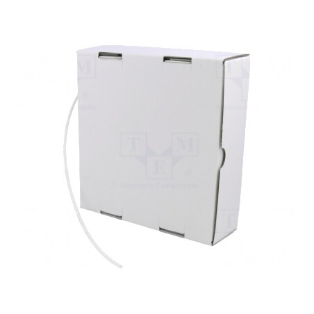 Manșon Termocontractabil Alb 1.6mm 2:1 | Electronic-mag.ro | Componente Electronice