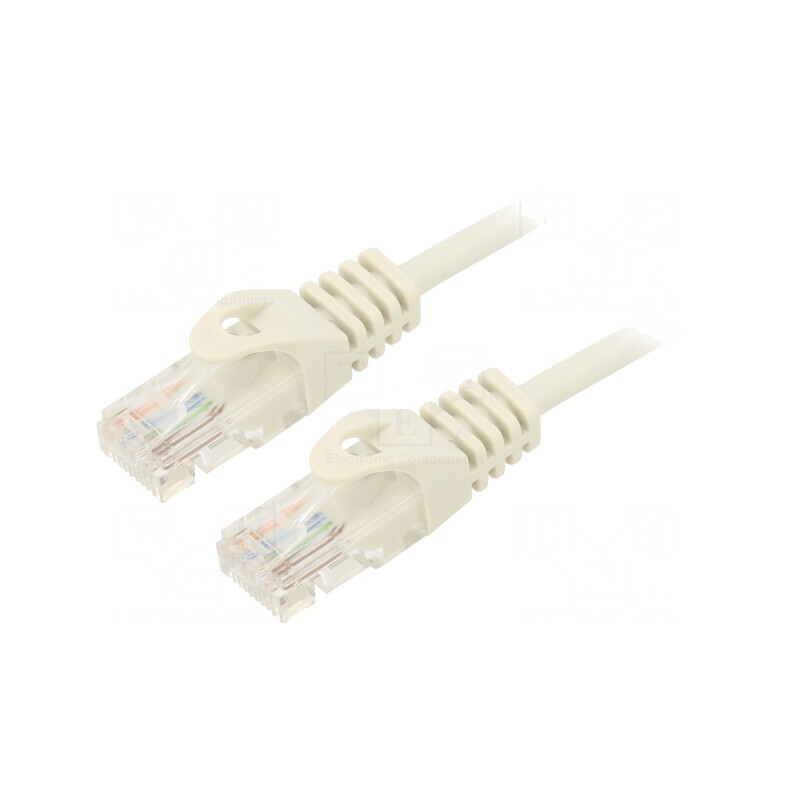 Cablu Patch U/UTP Cat5e 7.5m Gri RJ45 | Electronic-mag.ro | Componente Electronice