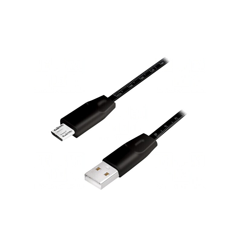 Cablu USB 2.0 A-Micro B 1m Negru | Electronic-mag.ro | Componente Electronice Cablu USB 2.0 A-Micro B 1m Negru | Electronic-mag.ro | Componente Electronice