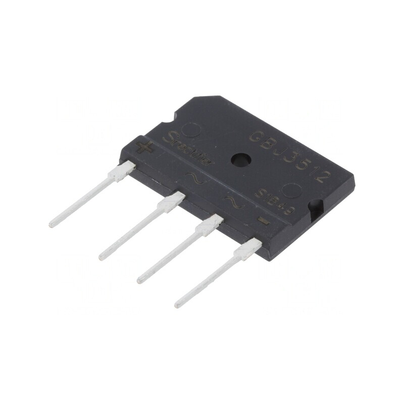 Punte Redresoare Monofazată 1,2kV 35A 420A GBJ | Electronic-mag.ro | Componente Electronice