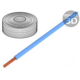 Cablu Electric Albastru 6mm2 Litat 450V/750V | Electronic-mag.ro | Componente Electronice