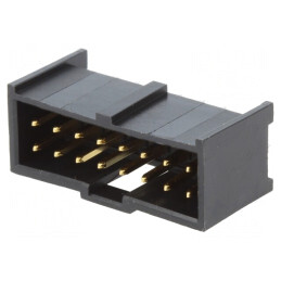 Soclu Dreptunghiular C-Grid III 2,54mm 16 PIN THT Aurit | Electronic-mag.ro | Componente Electronice