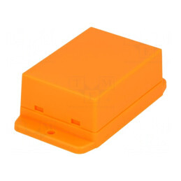 Carcasă Universală ABS Portocalie 50.4mm x 70mm x 29.5mm | Electronic-mag.ro | Componente Electronice