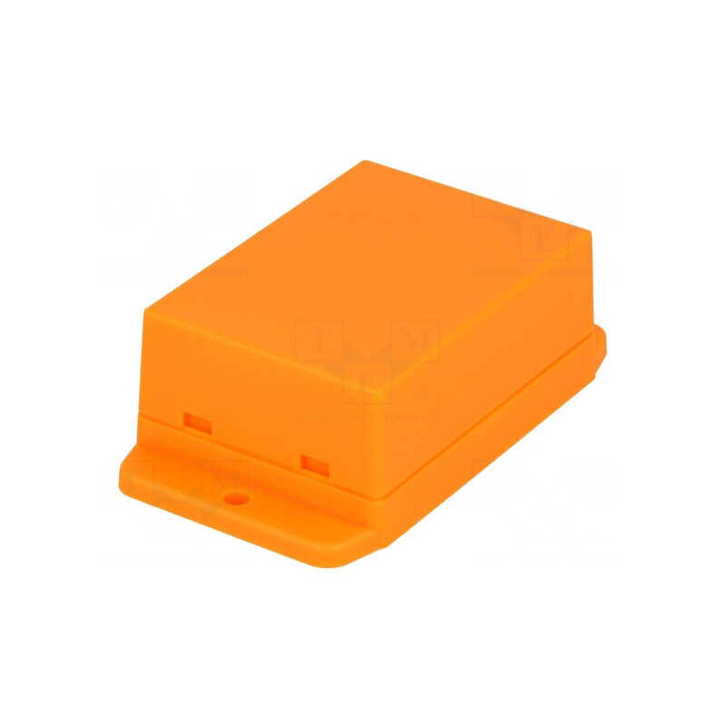 Carcasă Universală ABS Portocalie 50.4mm x 70mm x 29.5mm | Electronic-mag.ro | Componente Electronice