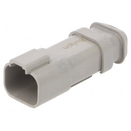 Conector cablu-cablu PX0 4 pini gri IP68