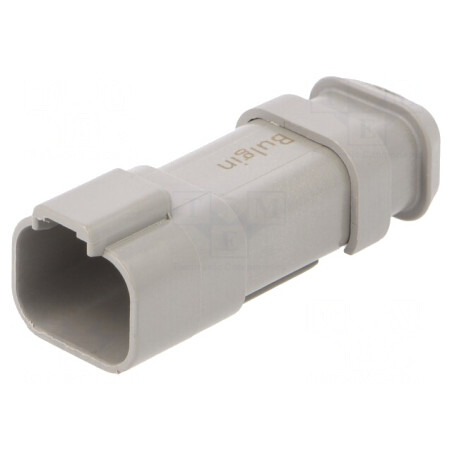 Conector cablu-cablu PX0 4 pini gri IP68 | Electronic-mag.ro | Componente Electronice