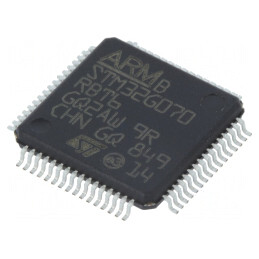 Microcontroler ARM 64MHz LQFP64 2-3.6VDC 12bit A/D 16 | Electronic-mag.ro | Componente Electronice