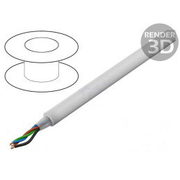 Cablu electric 1x0,5mm2 și 3x0,35mm2 OFC | Electronic-mag.ro | Componente Electronice