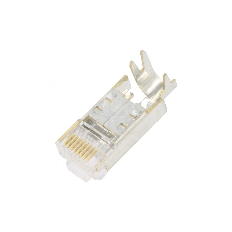 Mufă RJ45 Cat5e 8P8C 6.6mm | Electronic-mag.ro | Componente Electronice