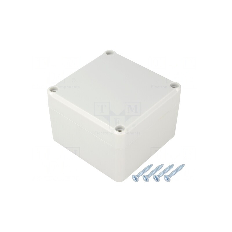 Carcasă Universală Polistiren Gri IP65 80x82x55mm | Electronic-mag.ro | Componente Electronice