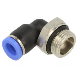 Racord push-in 90° rotativ 15bar 60°C | Electronic-mag.ro | Componente Electronice