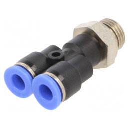 Racord push-in Y cu ramificație G 1/4 15bar | Electronic-mag.ro | Componente Electronice