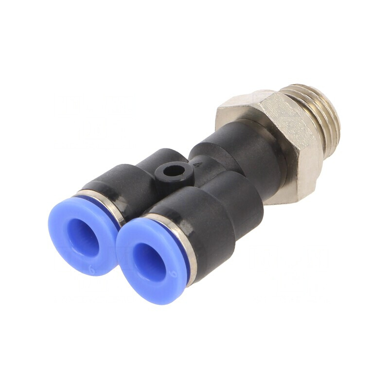 Racord push-in Y cu ramificație G 1/4 15bar | Electronic-mag.ro | Componente Electronice