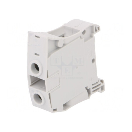 Conector de Șine 1 Pistă 2 Borne Gri 16mm | Electronic-mag.ro | Componente Electronice
